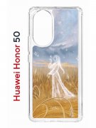 Чехол-накладка Huawei Honor 50 (610635) Kruche PRINT Dafna_Ghost