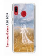 Чехол-накладка Samsung Galaxy A20 2019 (580663) Kruche PRINT Dafna_Ghost