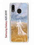 Чехол-накладка Samsung Galaxy A20 2019 (580663) Kruche PRINT Dafna_Ghost