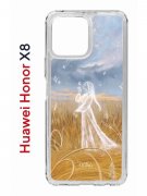 Чехол-накладка Huawei Honor X8 4G (638517) Kruche PRINT Dafna_Ghost