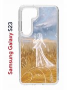 Чехол-накладка Samsung Galaxy S23 (638518) Kruche PRINT Dafna_Ghost