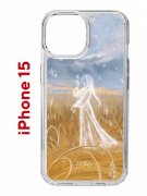 Чехол-накладка Apple iPhone 15 (641578) Kruche PRINT Dafna_Ghost