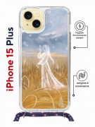 Чехол-накладка Apple iPhone 15 Plus (641579) Kruche PRINT Dafna_Ghost