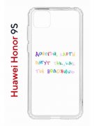 Чехол-накладка Huawei Honor 9S  (588929) Kruche PRINT Карты Лягут