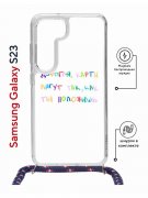 Чехол-накладка Samsung Galaxy S23 (638523) Kruche PRINT Карты Лягут