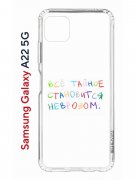 Чехол-накладка Samsung Galaxy A22 5G (625952) Kruche PRINT Невроз
