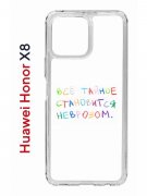 Чехол-накладка Huawei Honor X8 4G (638517) Kruche PRINT Невроз