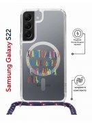 Чехол-накладка Samsung Galaxy S22 Kruche Magrope Print Хватит Нуждаться