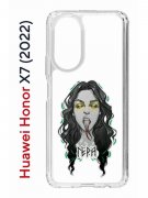 Чехол-накладка Huawei Honor X7  (638390) Kruche PRINT Чернотравница