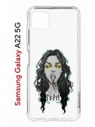 Чехол-накладка Samsung Galaxy A22 5G (625952) Kruche PRINT Чернотравница