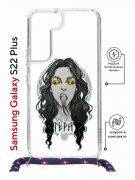 Чехол-накладка Samsung Galaxy S22 Plus (638527) Kruche PRINT Чернотравница