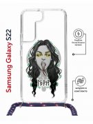 Чехол-накладка Samsung Galaxy S22 (638524) Kruche PRINT Чернотравница