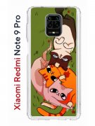 Чехол-накладка Xiaomi Redmi Note 9 Pro  (588932) Kruche PRINT Мурпринт