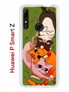 Чехол-накладка Huawei P Smart Z (588928) Kruche PRINT Мурпринт