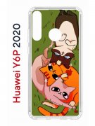 Чехол-накладка Huawei Y6p 2020 (588946) Kruche PRINT Мурпринт