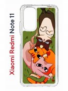 Чехол-накладка Xiaomi Redmi Note 11  (623778) Kruche PRINT Мурпринт