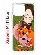 Чехол-накладка Xiaomi Mi 11 Lite (623777) Kruche PRINT Мурпринт