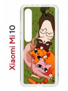 Чехол-накладка Xiaomi Mi 10 (593959) Kruche PRINT Мурпринт