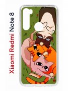 Чехол-накладка Xiaomi Redmi Note 8  (580659) Kruche PRINT Мурпринт