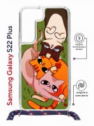 Чехол-накладка Samsung Galaxy S22 Plus (638527) Kruche PRINT Мурпринт