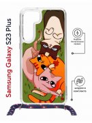 Чехол-накладка Samsung Galaxy S23 Plus (638526) Kruche PRINT Мурпринт