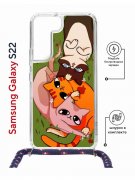 Чехол-накладка Samsung Galaxy S22 (638524) Kruche PRINT Мурпринт