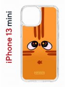 Чехол-накладка Apple iPhone 13 mini (606541) Kruche PRINT Мурчальня