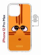 Чехол-накладка Apple iPhone 12 Pro Max (598885) Kruche PRINT Мурчальня