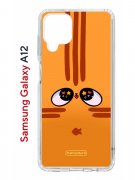Чехол-накладка Samsung Galaxy A12 (594609) Kruche PRINT Мурчальня