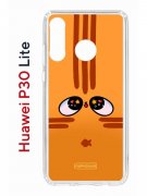 Чехол-накладка Huawei P30 Lite (585137) Kruche PRINT Мурчальня