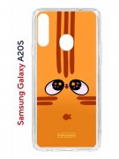 Чехол-накладка Samsung Galaxy A20S (588937) Kruche PRINT Мурчальня