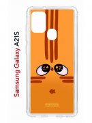 Чехол-накладка Samsung Galaxy A21S (587676) Kruche PRINT Мурчальня