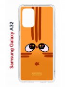Чехол-накладка Samsung Galaxy A32 4G (598888) Kruche PRINT Мурчальня