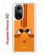 Чехол-накладка Huawei Honor 50 (610635) Kruche PRINT Мурчальня