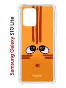 Чехол-накладка Samsung Galaxy S10 Lite (582683) Kruche PRINT Мурчальня