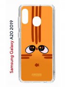 Чехол-накладка Samsung Galaxy A20 2019 (580663) Kruche PRINT Мурчальня