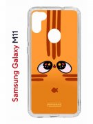 Чехол-накладка Samsung Galaxy M11 (588927) Kruche PRINT Мурчальня