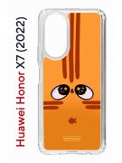 Чехол-накладка Huawei Honor X7  (638390) Kruche PRINT Мурчальня