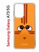 Чехол-накладка Samsung Galaxy A73 5G (638565) Kruche PRINT Мурчальня