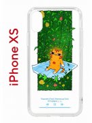 Чехол-накладка Apple iPhone X (580677) Kruche PRINT Мурмьюзик