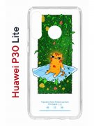 Чехол-накладка Huawei P30 Lite (585137) Kruche PRINT Мурмьюзик