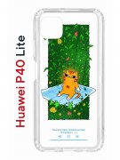 Чехол-накладка Huawei P40 Lite  (588940) Kruche PRINT Мурмьюзик