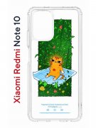 Чехол-накладка Xiaomi Redmi Note 10 (596589) Kruche PRINT Мурмьюзик