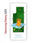 Чехол-накладка Samsung Galaxy S20 (582682) Kruche PRINT Мурмьюзик