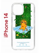 Чехол-накладка Apple iPhone 14  (625957) Kruche PRINT Мурмьюзик