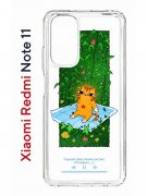 Чехол-накладка Xiaomi Redmi Note 11  (623778) Kruche PRINT Мурмьюзик