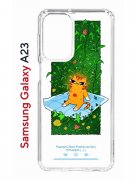 Чехол-накладка Samsung Galaxy A23 (630893) Kruche PRINT Мурмьюзик