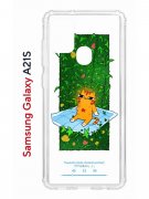 Чехол-накладка Samsung Galaxy A21S (587676) Kruche PRINT Мурмьюзик