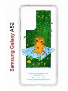 Чехол-накладка Samsung Galaxy A52 (598894) Kruche PRINT Мурмьюзик