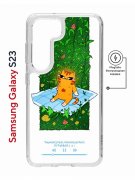 Чехол-накладка Samsung Galaxy S23 (634253) Kruche PRINT Мурмьюзик